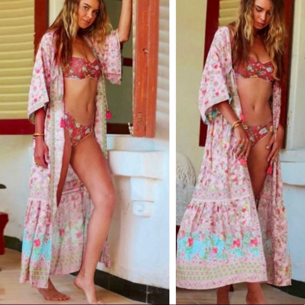 🌻🌻🌻🌻Summer love floral Summer button up dress - Picture 6 of 8